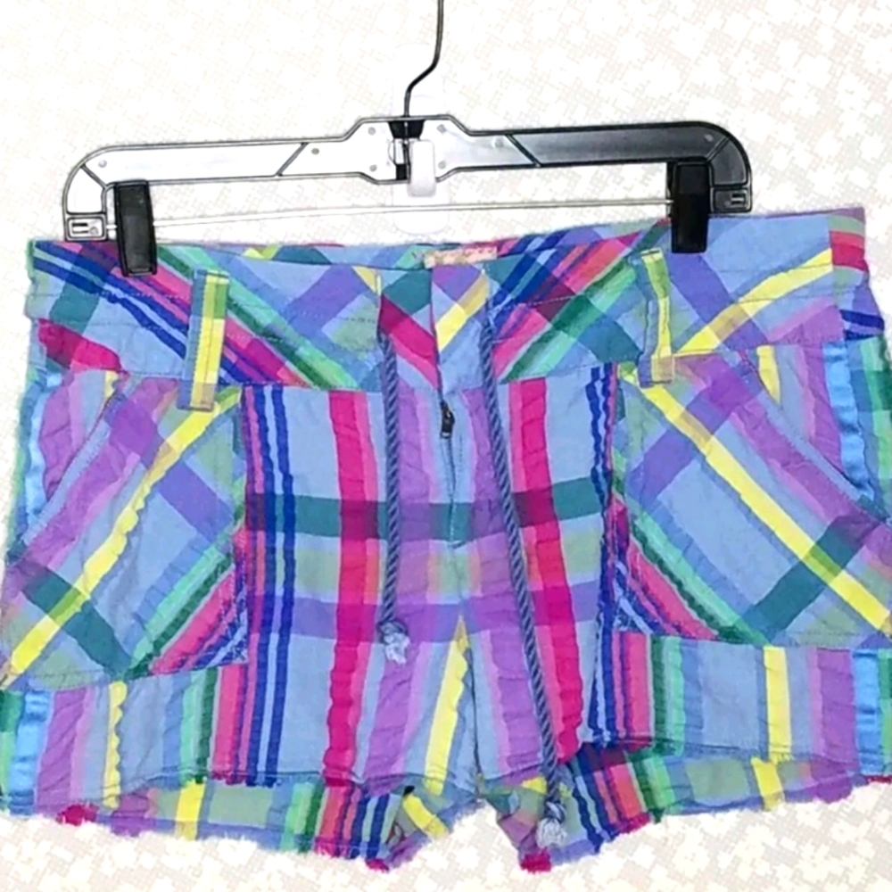 Free People Madras Shorts